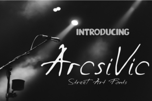 Arcsivic: A Playful Display Font for Bold Campaign Designs