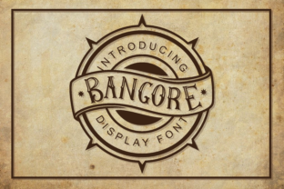 Bangore Font for Handmade and Commercial Projects