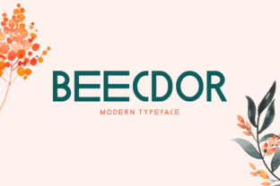 Beecdor: A Modern Display Font for Creative Crafters