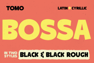 Boost Your Brand with Tomo Bossa: A Versatile Display Font for Small Businesses