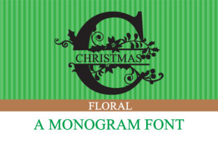 Christmas Floral: A Font for Crafting Holiday Magic