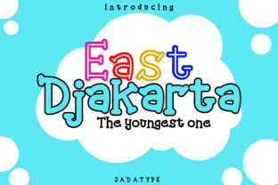 East Djakarta: A Playful Display Font for Dynamic Web Design