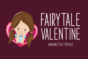 Fairytale Valentine: A Handwritten Font for Crafters and Designers