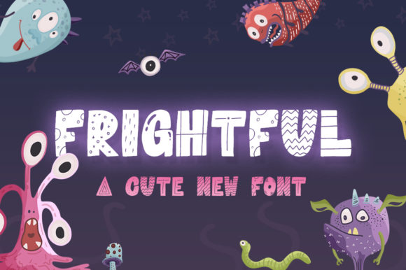 Frightful: A Fun and Funky Display Font for Creative Branding