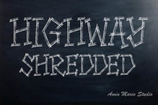 HIghway Shredded: A Display Font for Editorial Expression