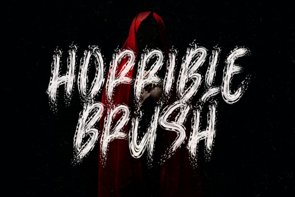 Horrible Brush: The Font That Screams
