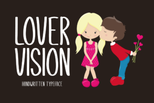 Lover Vision Font: A Handwritten Charm for Your Craft Projects