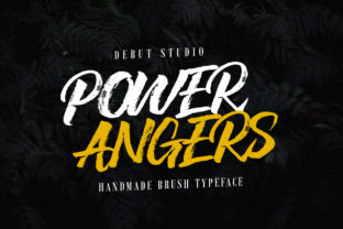 Power Angers: A Bold Display Font for Editorial Design
