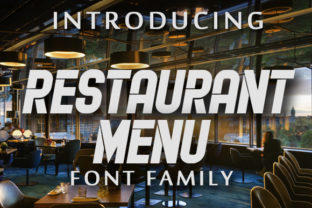 Restaurant Menu Font for Eye-Catching Campaigns