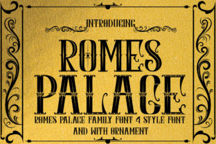 Romes Palace: A Timeless Font for Creative Crafters