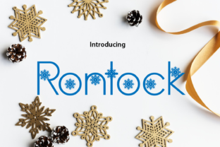 Rontock: A Playful Display Font for Campaign Creatives