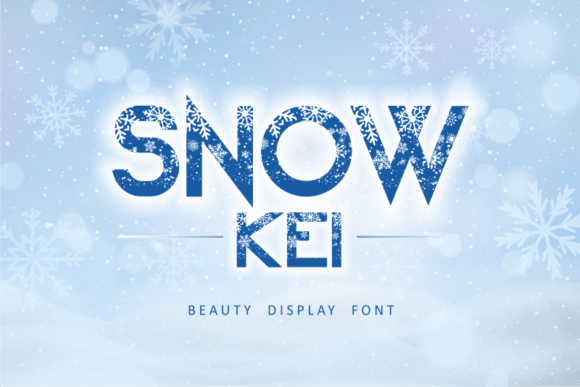 Snow Kei Font for Cozy Craft Creations