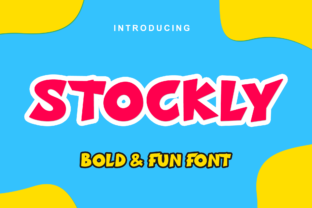 Stockly: A Playful Font for Editorial Design