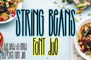 String Beans: A Playful Display Font for Bold Branding