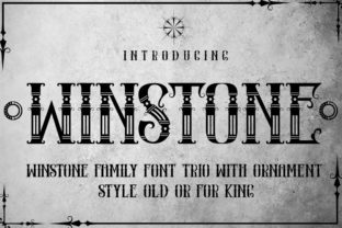 Winstone: A Display Font for Editorial Elegance