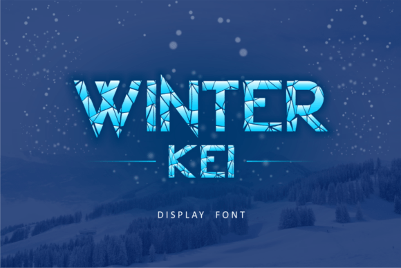 Winter Kei: A Chillingly Elegant Display Font for Editorial Design